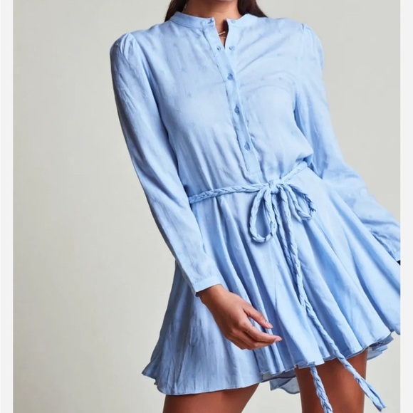 The Shirt by Rochelle Behrens Dresses & Skirts - The Shirt Rochelle Behrens Jenica Dress XS Sky Blue NWOT